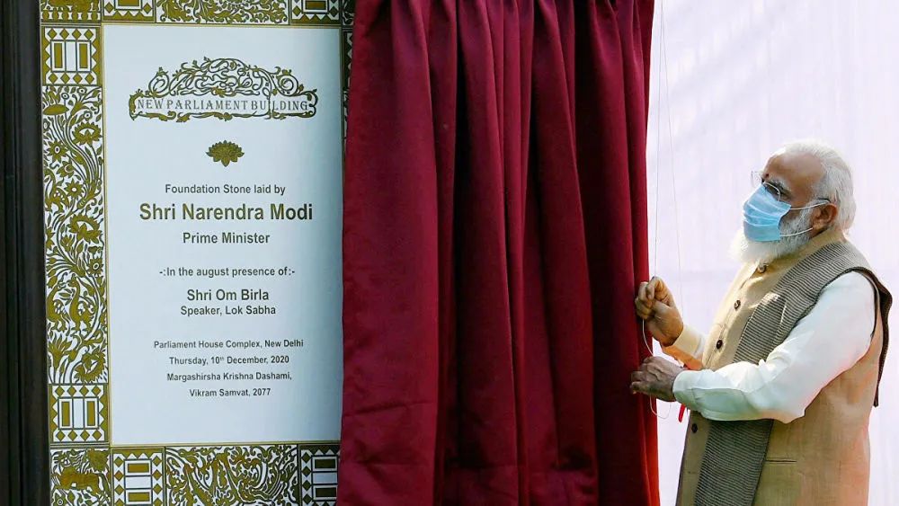 印度首都新德里议会大厦